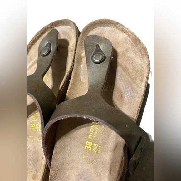 Birkenstock Gizeh Birko-Flor T-Strap Sandals - Picture 6 of 7